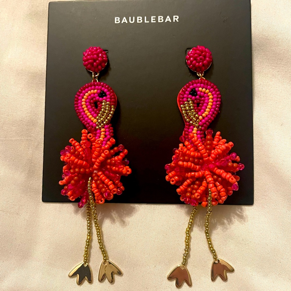 Statement Flamingo Earrings